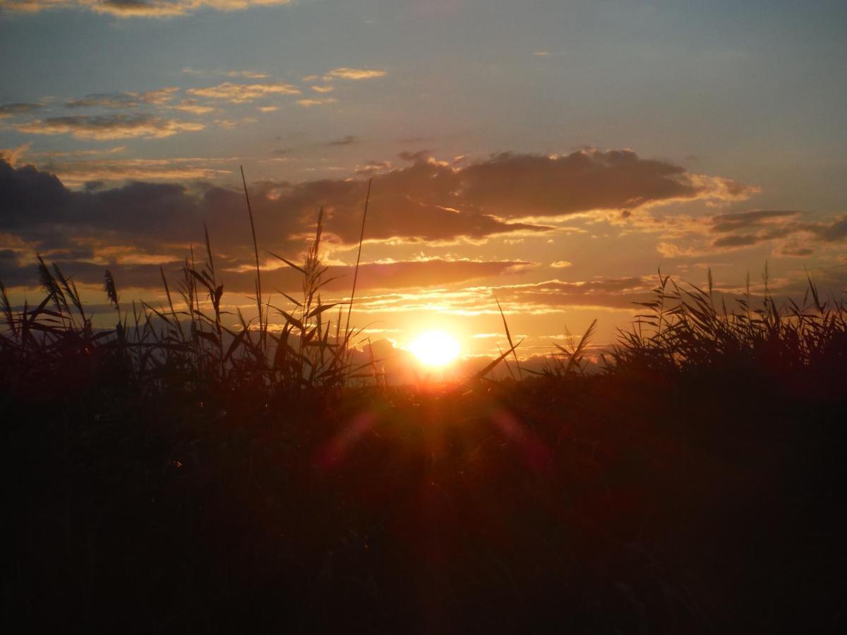 Pfahlbau Sunset I Toplage Elektroboot Inklusive Rust Luaran gambar